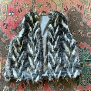 Faux Fur Vest Size M/L